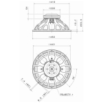difuzor 18 toli 18HP 1020