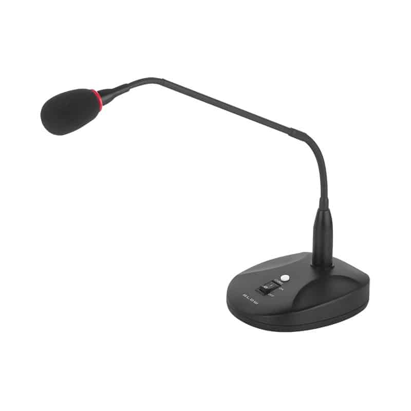 prm325-microfon-conferinta-ultra-cardioid-tija-flexibila-alimentare-baterie-2x1-5v-46-5cm-blow-6c5 Microfon Masa conferinta