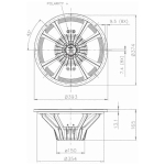 difuzor 15 toli 15PR 400