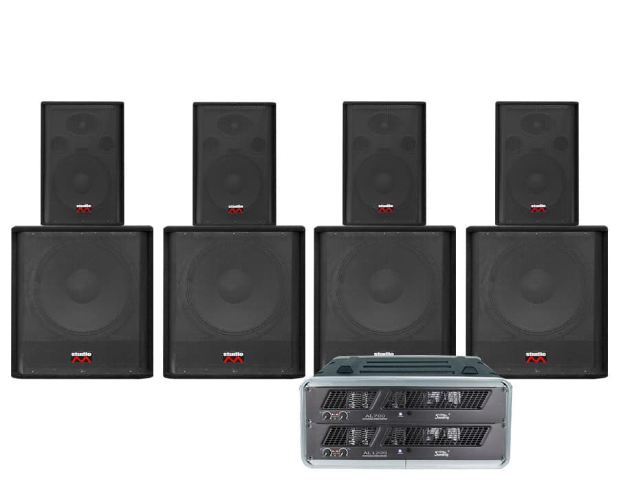 Studio-M Systems Danceclub XT - Dap Audio Rack sistem audio club 3000w Danceclub XT - Dap Audio Rack