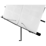 Stativ Partituri Portabil Aluminiu Negru - imagine 8