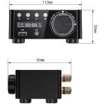 Amplificator stereo cu Bluetooth 5.0 3
