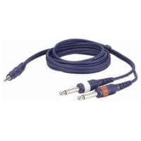DAP Audio FL31 1.5m Cablu Y Mini Jack - 2x Jack