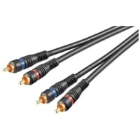 Cablu audio 2x RCA tata - 2xRCA tata 5m Goobay