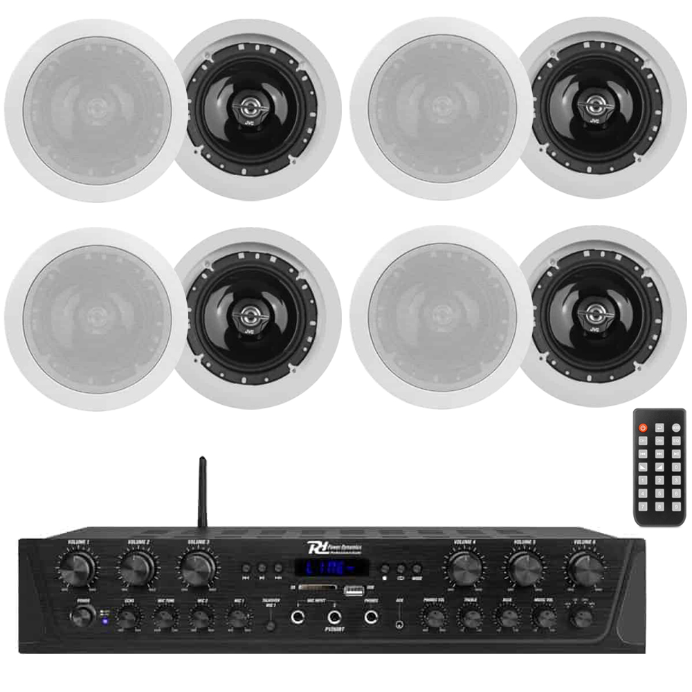 sistem-sonorizare-6-zone Sistem audio boxe tavan 6 zone JVC CSJ-1720 Bundle 4