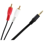 Cablu Jack 3,5 - 2x RCA tata 1,2m