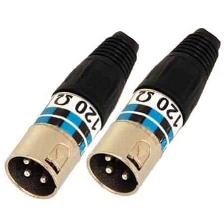 Set 2 Terminale DMX - XLR 120 Ohm Set 2 Terminale DMX - XLR 120 Ohm