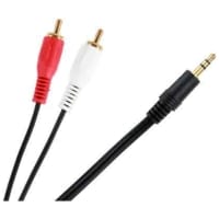 Cablu audio Jack 3,5 - 2x RCA tata 1,5m