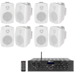 Sistem audio exterior restaurant Adastra BH3W Bundle 8