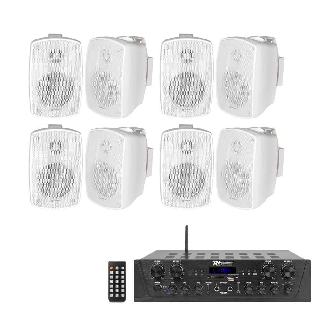 sistem-audio-exterior Sistem audio exterior restaurant Adastra BH3W Bundle 8