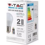 Bec LED RGB + Alb, Telecomanda, 3,5W, V-Tac - imagine 3