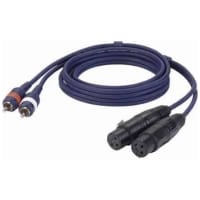 DAP Audio FL25 3m Cablu Linie 2RCA - 2XLR
