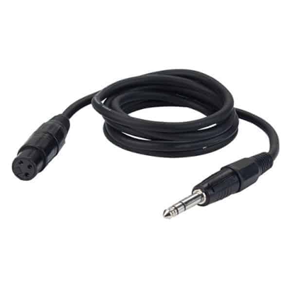 Dap Audio FL033 Cablu XLR/mama - Jack stereo 3 m Cablu microfon cu mufa jack Dap Audio FL033