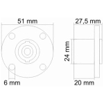 Speakon panou M--FLEX SP4MO