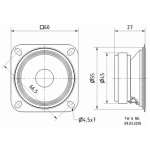 Visaton TW6NG tweeter boxe sony