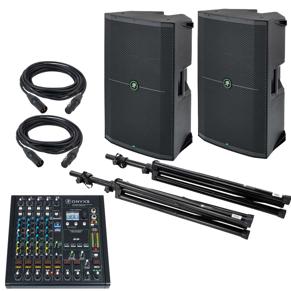mackie-thump215-mixer Sistem audio profesional Mackie Thump 215 Live Bundle 1