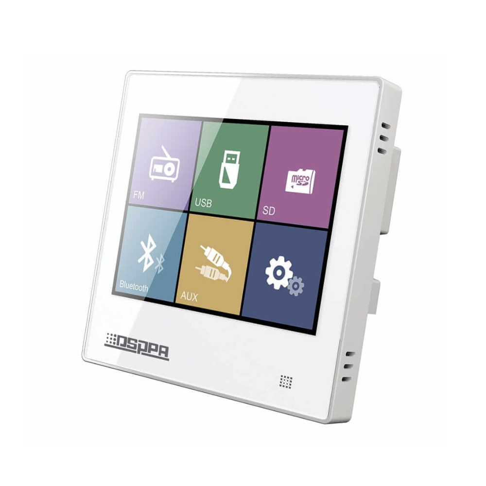 amplificator-audio-perete Amplificator Audio Perete cu Bluetooth, Radio, Telecomanda DSPPA