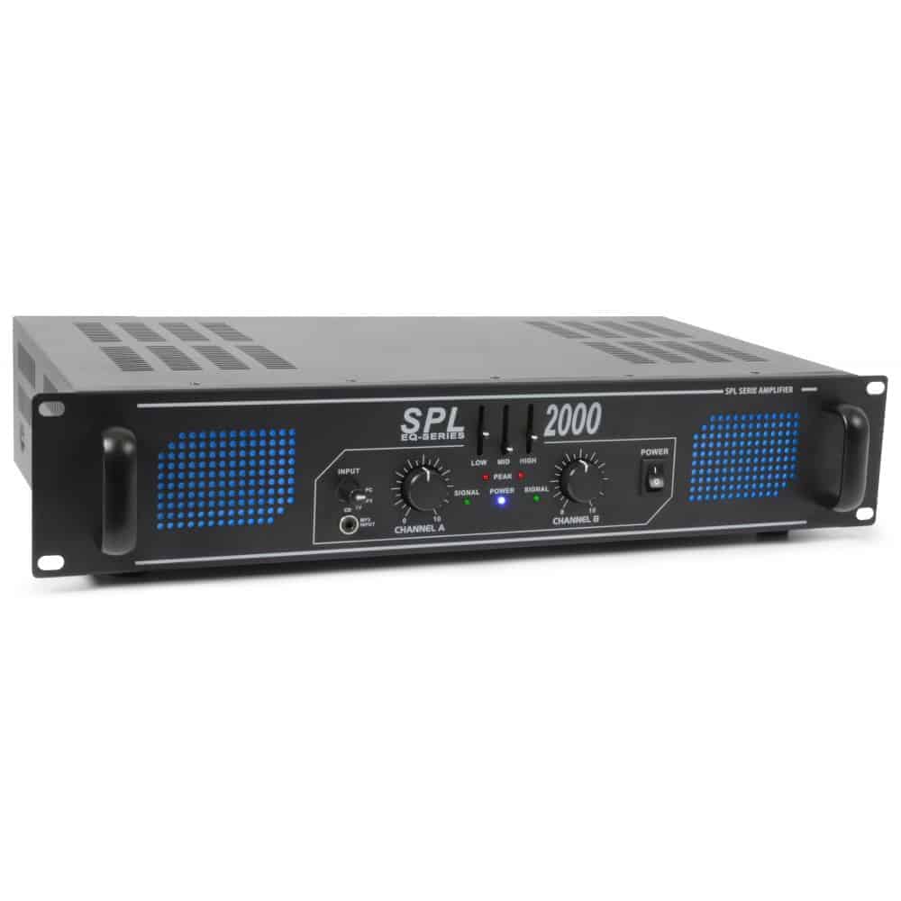 Skytec SPL-2000 Amplificator 2x1000W cu Eq Skytec SPL-2000 Amplificator 2x1000W cu Eq
