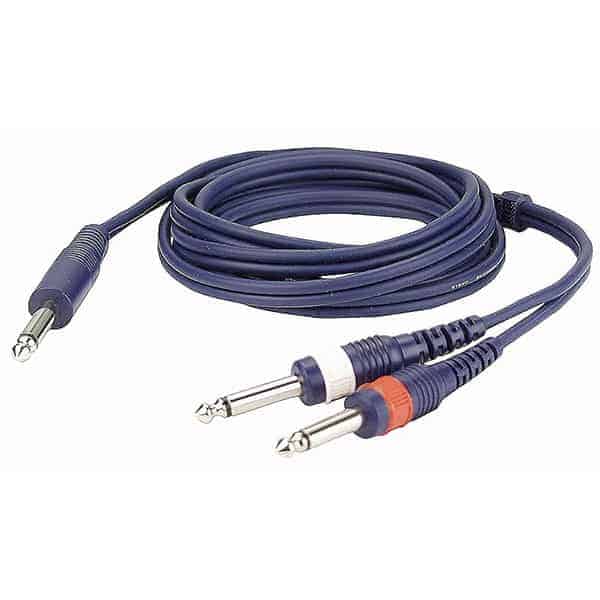DAP Audio Cablu Y FL32 1.5m Jack - 2x Jack DAP Audio Cablu Y FL32 1.5m Jack - 2x Jack