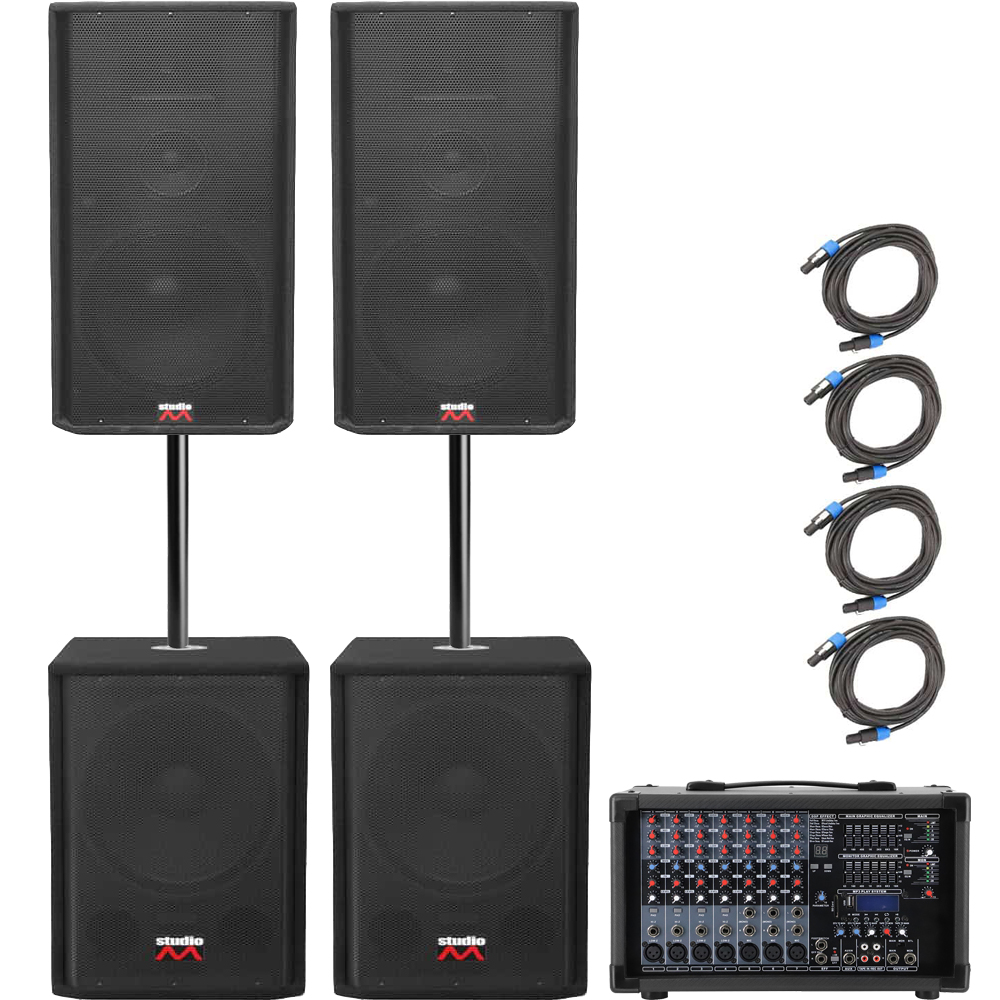 sistem-audio-live Sistem sonorizare live 1600W LiveStyle1500 Mixer Bundle