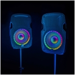 Boxe cu microfon BoomTone Dj BOOPS212ALED - imagine 4