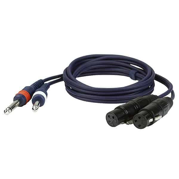 DAP Audio FL43 1-5m Cablu Linie 2Jack - 2XLR DAP Audio FL43 1-5m Cablu Linie 2Jack - 2XLR