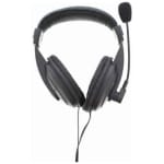 Casti PC WELL, gaming, over ear, cu microfon, negre - imagine 3