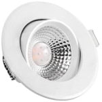 Spot LED incastrabil 5W 3000K Alb cald rotund