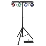 Showtec Compact Power Lightset RGB-UV Set LED-PAR cu Stativ DMX