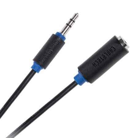 Cablu prelungitor Mini-jack 3,5mm tata-mama 10m Cabletech Standard Prelungitor cablu jack 10m tata-mama 10m Cabletech Standard