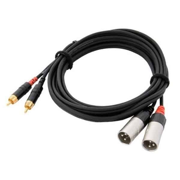 Cordial CFU 3 MC Cablu Profesional 2x RCA-XLR Cordial CFU 3 MC Cablu Profesional 2x RCA-XLR