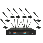 Sistem 8 microfoane wireless pentru sali de conferinte iHOS IWC-800