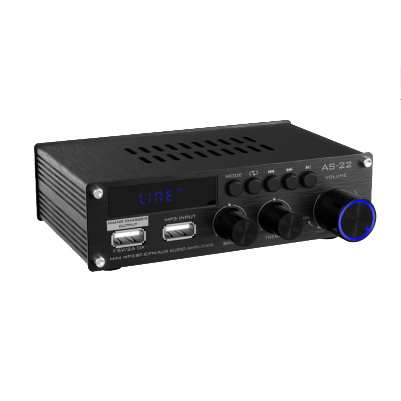 Mini-amplificator-blueetooth Mini Amplificator Digital Multimedia Audio Bluetooth AS22