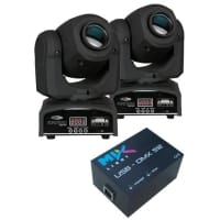 Moving head dj set up 1 - Showtec Kanjo Spot 60 + DMX