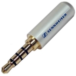 Sennheiser Conector Tata Mini-jack 4 pini Alba