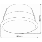 DAP-Audio FCS-56 Boxa Tavan Ignifuga