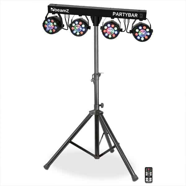 Max Light LED PartyBar 3 4x Par Cu Magic Ball Sistem Lumini Max Light LED PartyBar 3 4x Par Cu Magic Ball Sistem Lumini