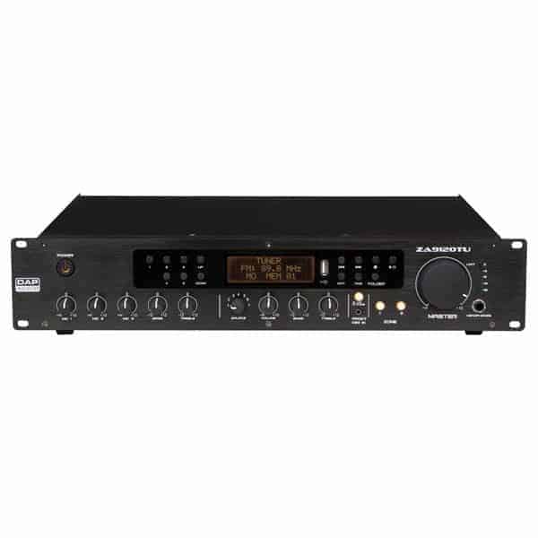 DAP-Audio ZA-9120TU Amplificator 2x Zone Tuner-Player 100V DAP-Audio ZA-9120TU Amplificator 2x Zone Tuner-Player 100V
