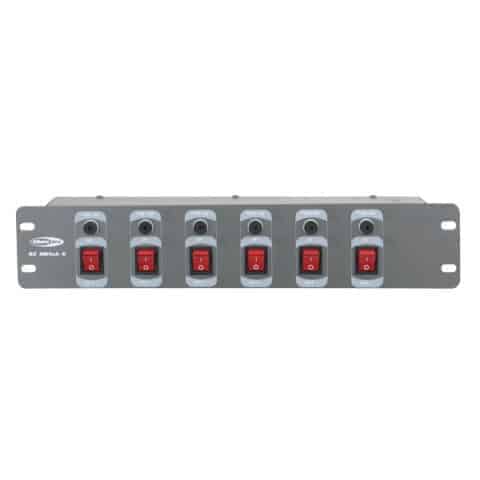 Panou intrerupatoare Showtec DJ-Switch 6 Shucko Panou intrerupatoare Showtec DJ-Switch 6 Shucko