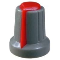 Buton Potentiometru Rotativ Mixere Audio - rosu