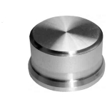 Buton potentiometru aluminiu 34mm Argintiu