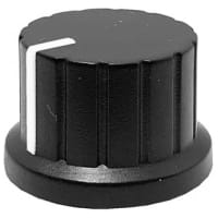 Buton Potentiometru Amplificator 16-24 - Negru