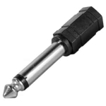 Adaptor Jack 6.35 - Jack 3.5 mm Mono PVC
