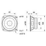Visaton FR10-4 ohm Difuzor Audio 4 toli