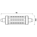 LED Liniar J78 6W 4000K Alb Neutru