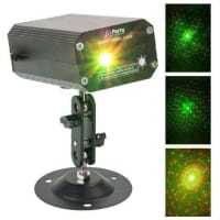 Efect disco laser PARTY-GOBOLAS rosu-verde
