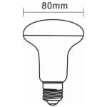 Bec E27 R80 10W-LED 6400k Alb Rece