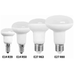 Bec E27 R80 10W-LED 6400k Alb Rece