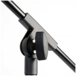 Vonyx Stativ Microfon Cu Brat, Inaltime 1.6 m, Negru