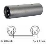 DAP-Audio FLA25 Adaptor XLR 3pT - XLR 3pT